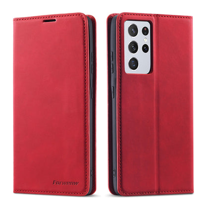 New Slim Galaxy S21+ Leather Case Book Stand Wallet Magnetic