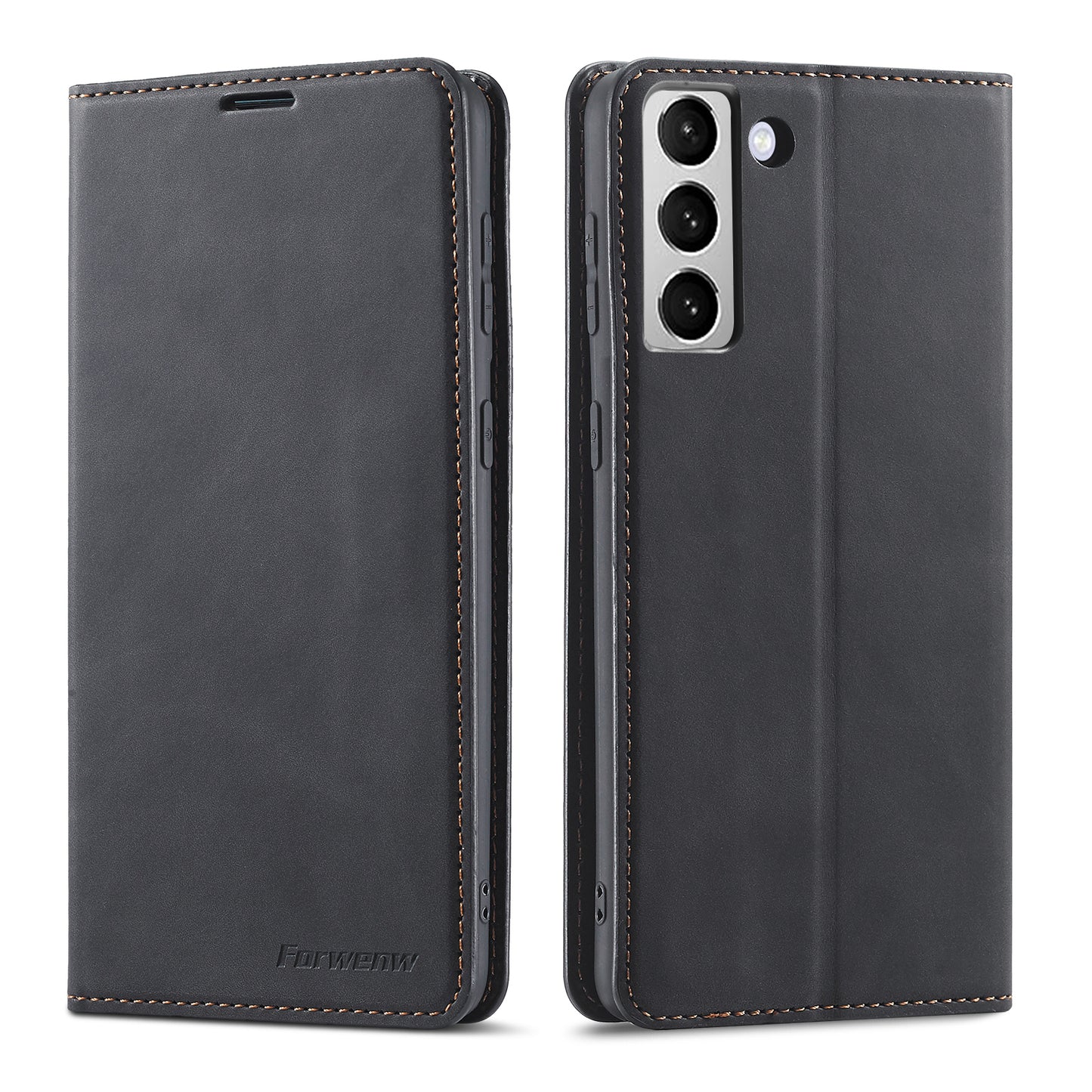 New Slim Galaxy S23 FE Leather Case Book Stand Wallet Magnetic