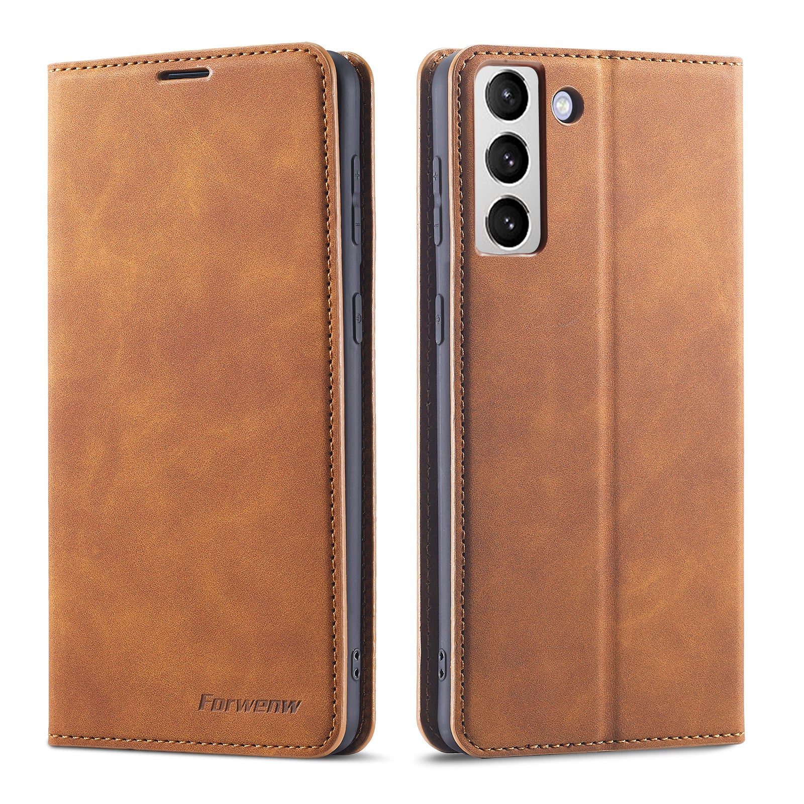 New Slim Galaxy S23 FE Leather Case Book Stand Wallet Magnetic