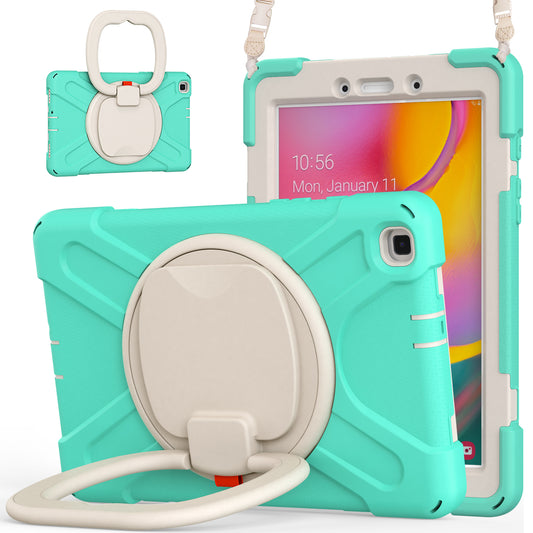 Pirate Box Galaxy Tab A 8.0 (2019) Case Hook Stand Rotating Shoulder Strap