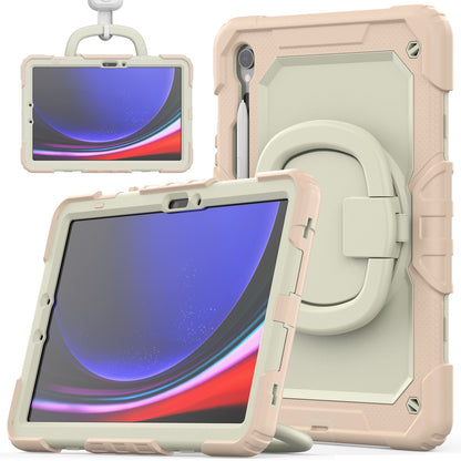 Tough Hook Galaxy Tab S9 Shockproof Case Rotatable Folding Handle Grip