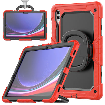 Tough Hook Galaxy Tab S9 FE+ Shockproof Case Rotatable Folding Handle Grip