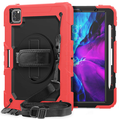 Tough Strap iPad Pro 11 2021 Shockproof Case Multi-functional Built-in Screen Protector