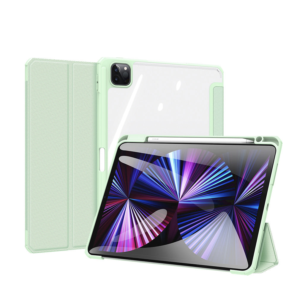 Toby Smart Apple iPad Pro 11 (2018) Leather Case Crystal PC Smart Slim Magntic