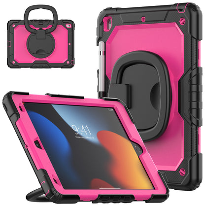 Tough Hook iPad 8 Shockproof Case Rotatable Folding Handle Grip