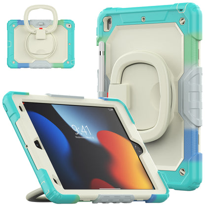 Tough Hook iPad 9 Shockproof Case Rotatable Folding Handle Grip