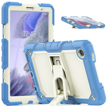 Kickstand Galaxy Tab A7 Lite Shockproof Case Built-in Screen Protector Strap