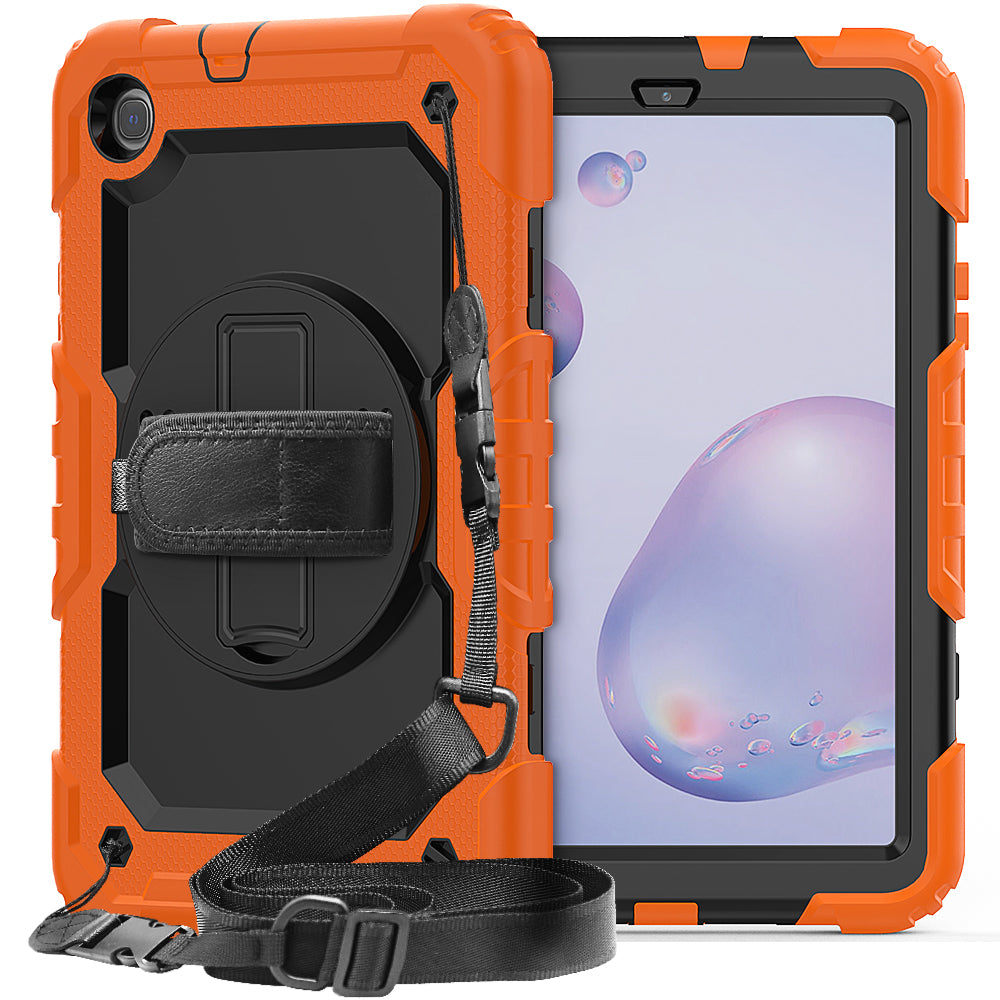 Tough Strap Galaxy Tab A 8.4 Shockproof Case Built-in Screen Protector