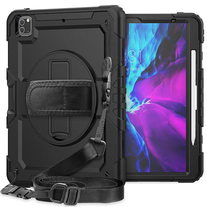 Tough Strap iPad Pro 12.9 2018 Shockproof Case Multi-functional Built-in Screen Protector