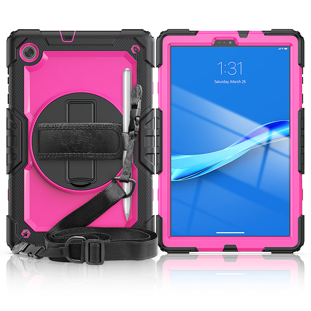 Tough Strap Lenovo Tab M10 HD Plus 2020 Shockproof Case Built-in Screen Protector