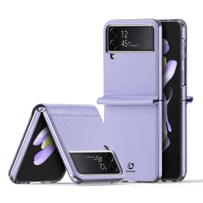 Bril Sleek Galaxy Z Flip4 Leather Case Sleek Slim Hinge Protection