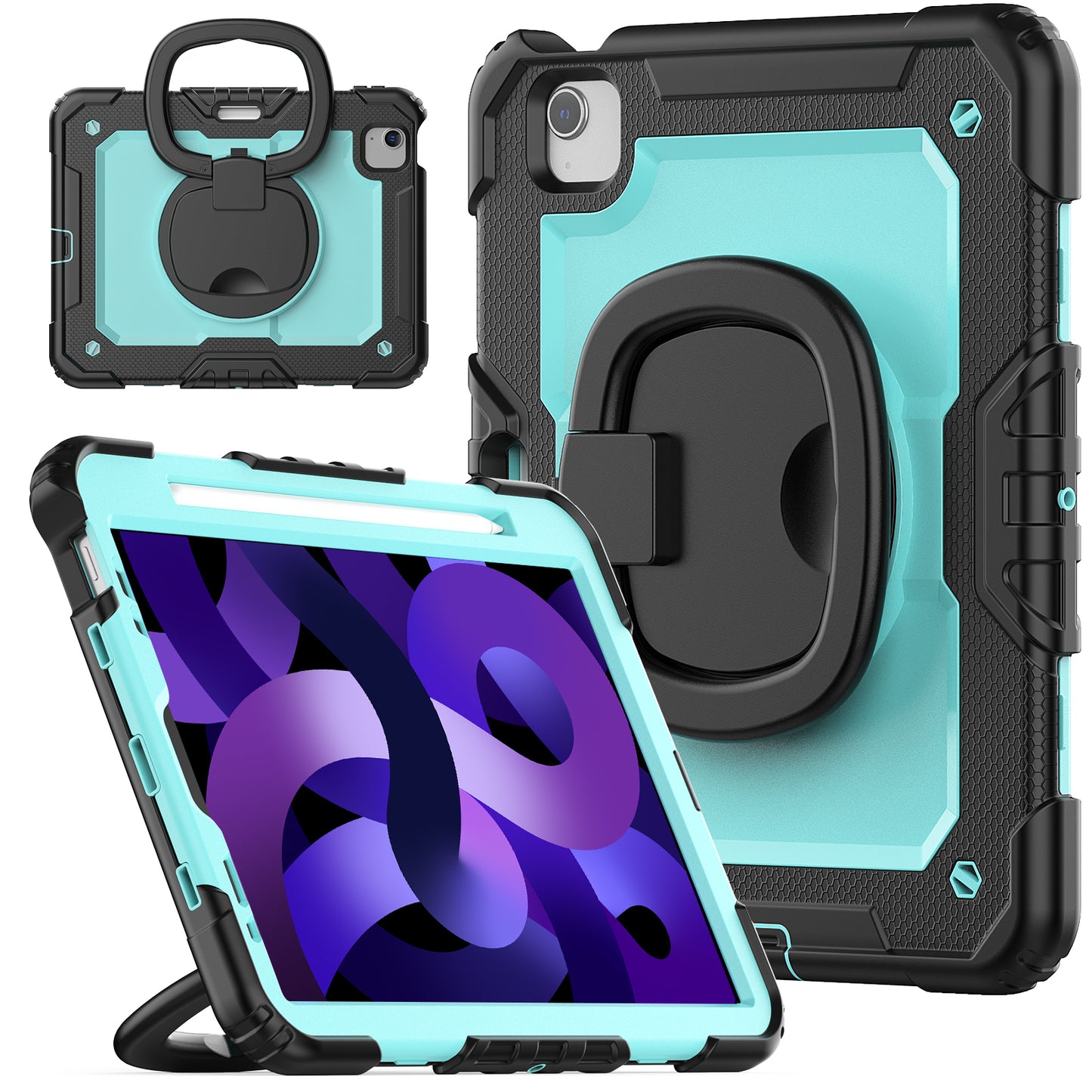 Tough Hook iPad Pro 11 2021 Shockproof Case Rotatable Folding Handle Grip