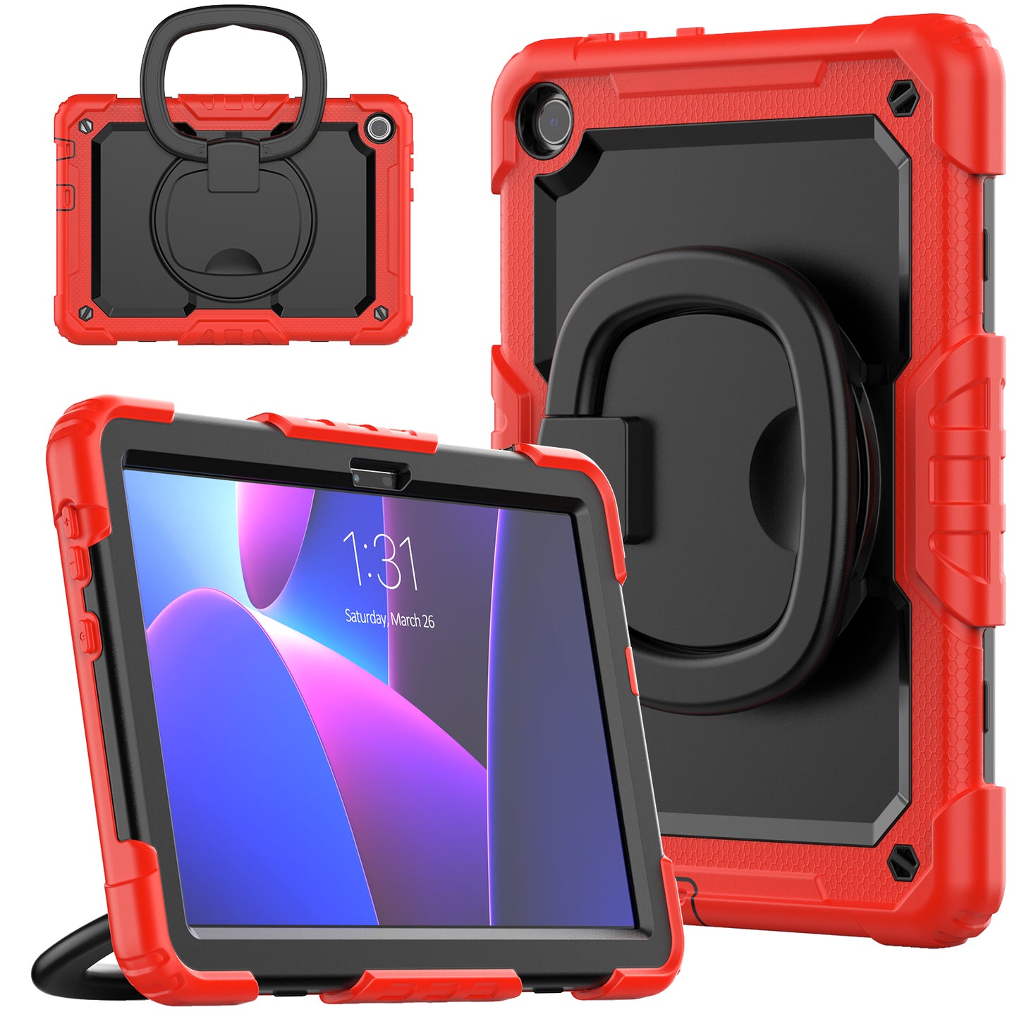 Tough Hook Lenovo Tab M10 HD 2020 Shockproof Case Rotatable Folding Handle Grip