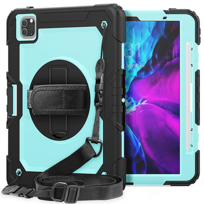 Tough Strap iPad Air 4 Shockproof Case Multi-functional Built-in Screen Protector