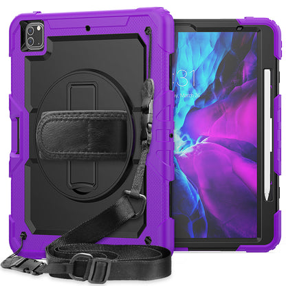 Tough Strap iPad Pro 12.9 2018 Shockproof Case Multi-functional Built-in Screen Protector