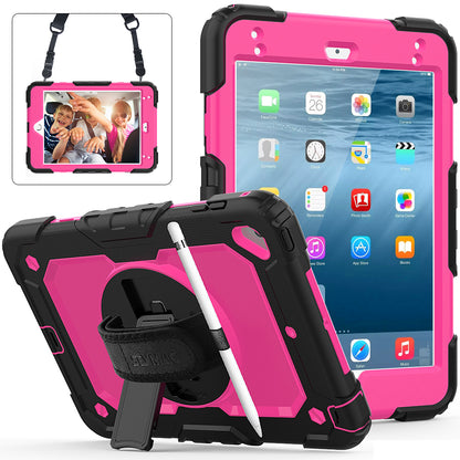 Tough Strap iPad Mini 5 Shockproof Case Multi-functional Built-in Screen Protector