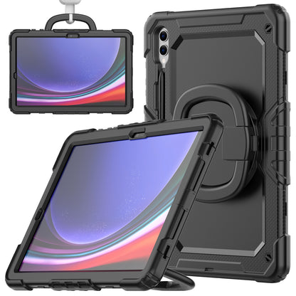 Tough Hook Galaxy Tab S9 FE+ Shockproof Case Rotatable Folding Handle Grip