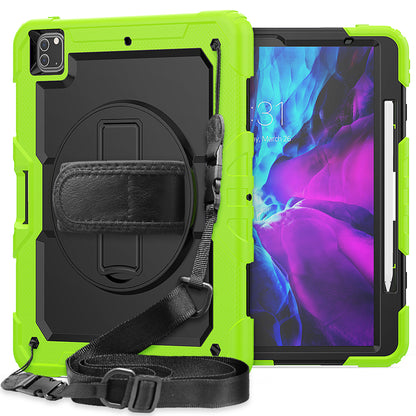 Tough Strap iPad Pro 12.9 2018 Shockproof Case Multi-functional Built-in Screen Protector