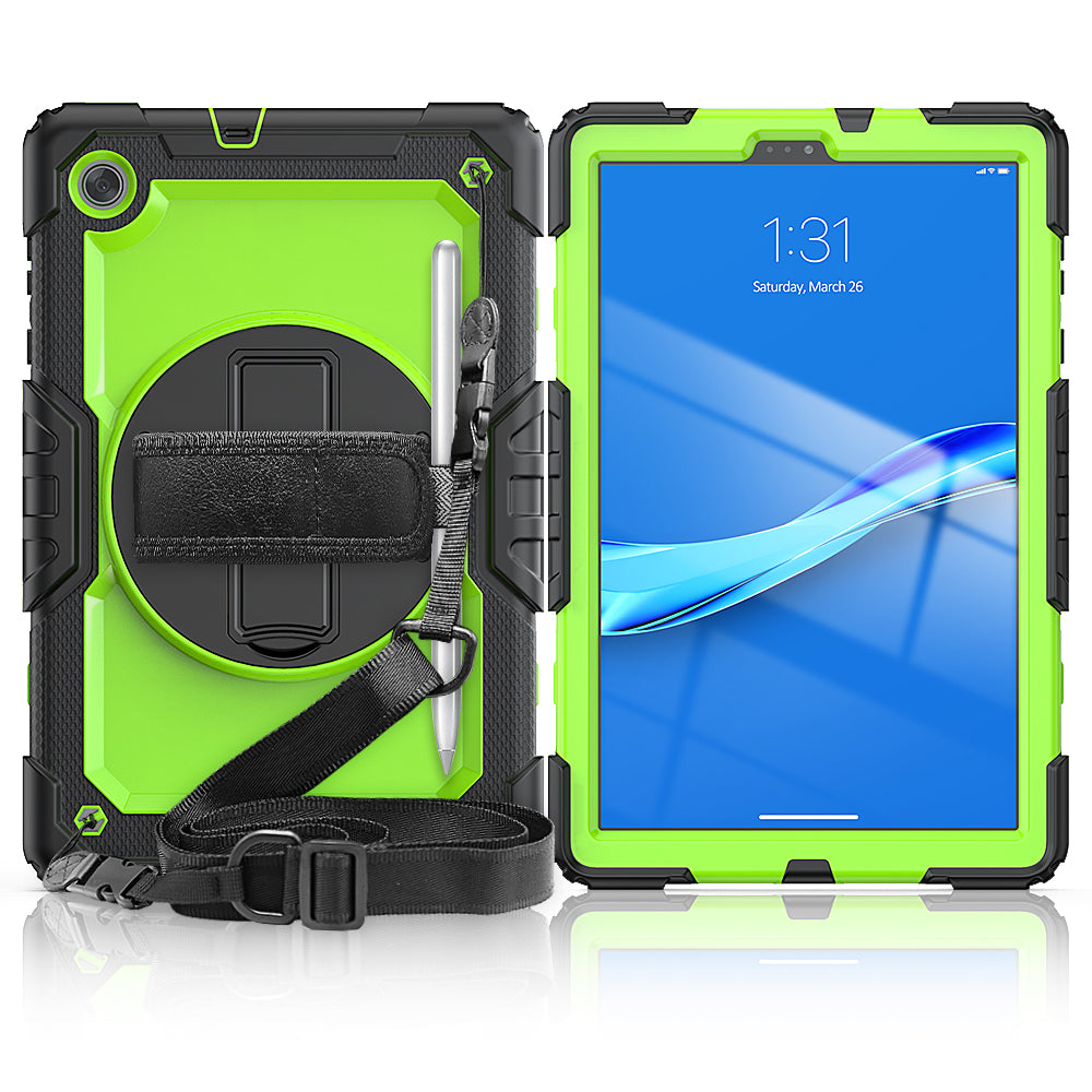 Tough Strap Lenovo Tab M10 HD Plus 2020 Shockproof Case Built-in Screen Protector