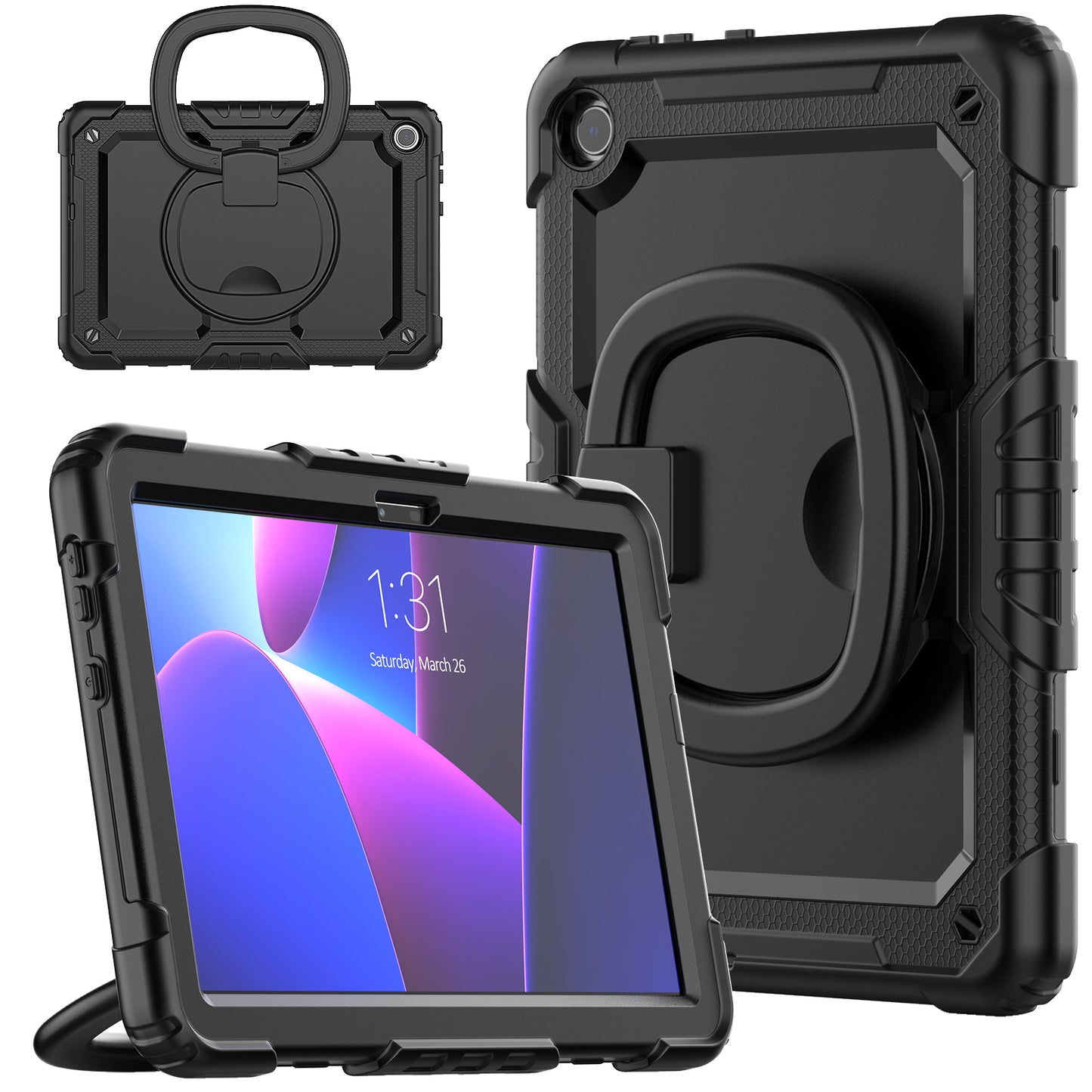 Tough Hook Lenovo Tab M10 HD 2020 Shockproof Case Rotatable Folding Handle Grip