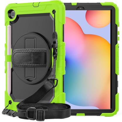 Tough Strap Galaxy Tab S6 Lite Shockproof Case Multi-functional Built-in Screen Protector