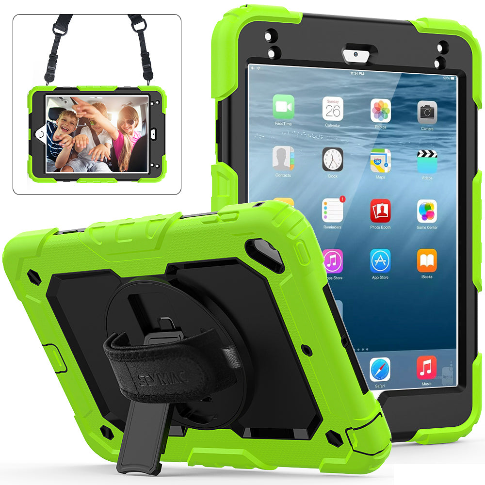 Tough Strap iPad Mini 5 Shockproof Case Multi-functional Built-in Screen Protector