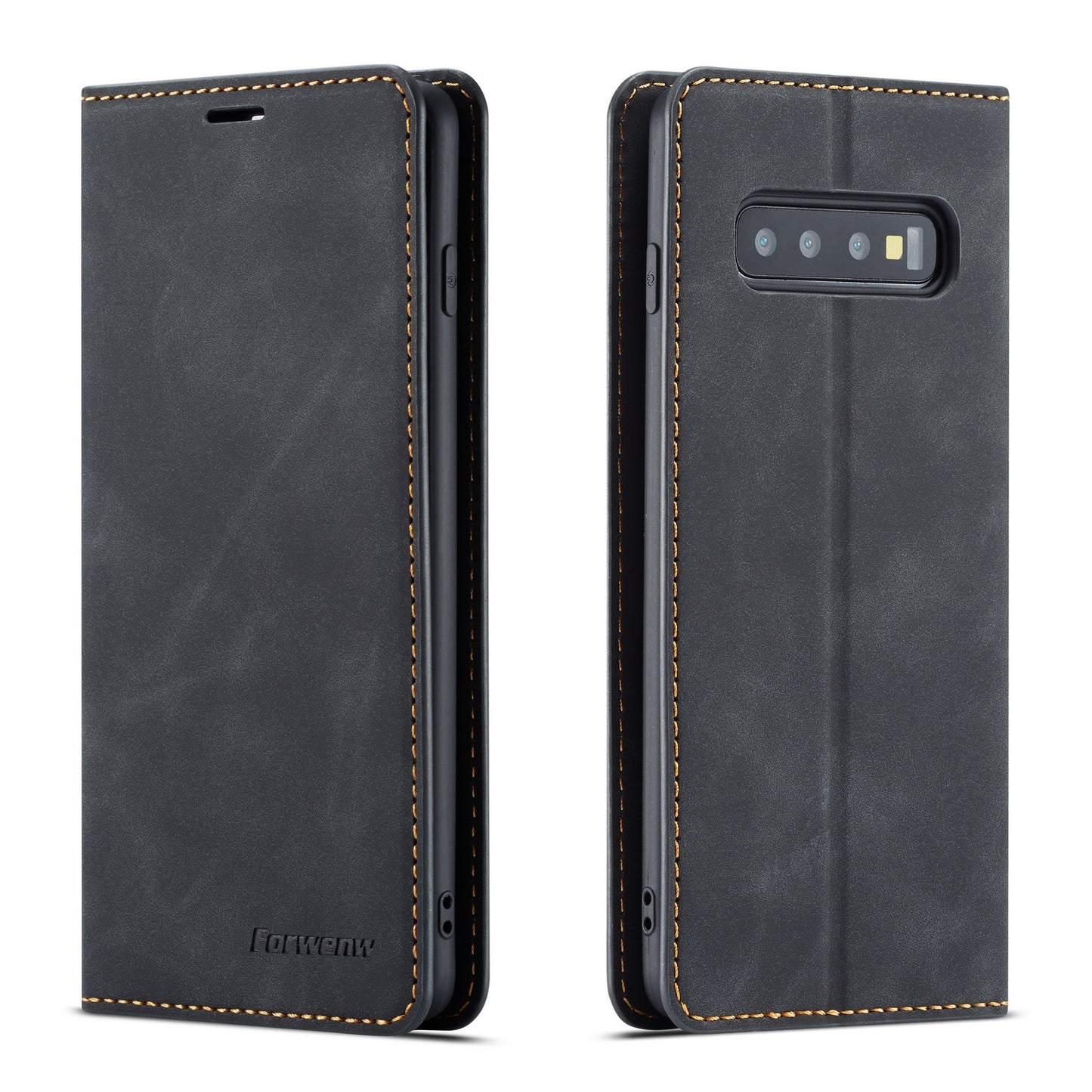 New Slim Galaxy S10 5G Leather Case Book Stand Wallet Magnetic