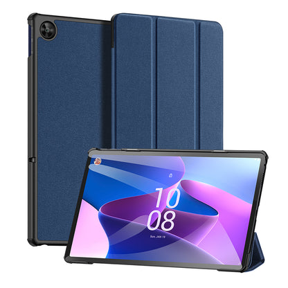 Domo Flip Lenovo Tab M10 Plus (2022) Leather Case Smart Magnetic Tri-fold Stand