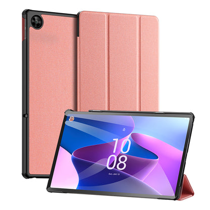 Domo Flip Lenovo Tab M10 Plus (2022) Leather Case Smart Magnetic Tri-fold Stand