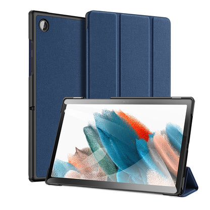 Domo Flip Samsung Galaxy Tab A8 Leather Case Smart Magnetic Tri-fold Stand