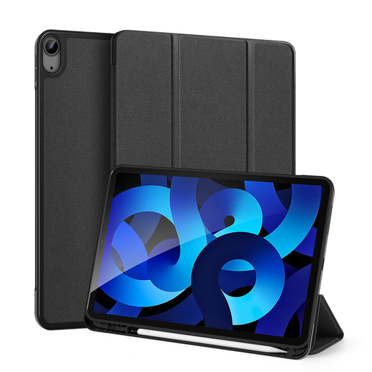 Domo Flip Apple iPad Air 5 Leather Case Smart Magnetic Tri-fold Stand