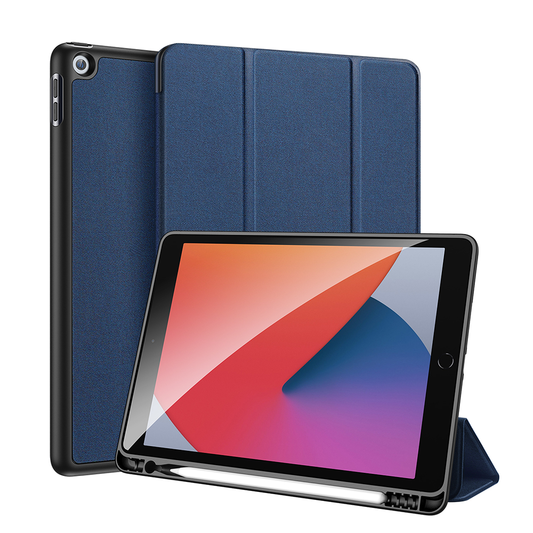 Domo Flip Apple iPad 9 Leather Case Smart Magnetic Tri-fold Stand