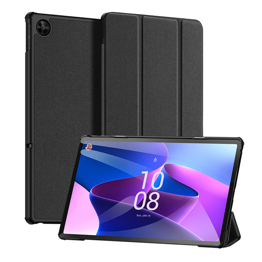 Domo Flip Lenovo Tab M10 Plus (2022) Leather Case Smart Magnetic Tri-fold Stand