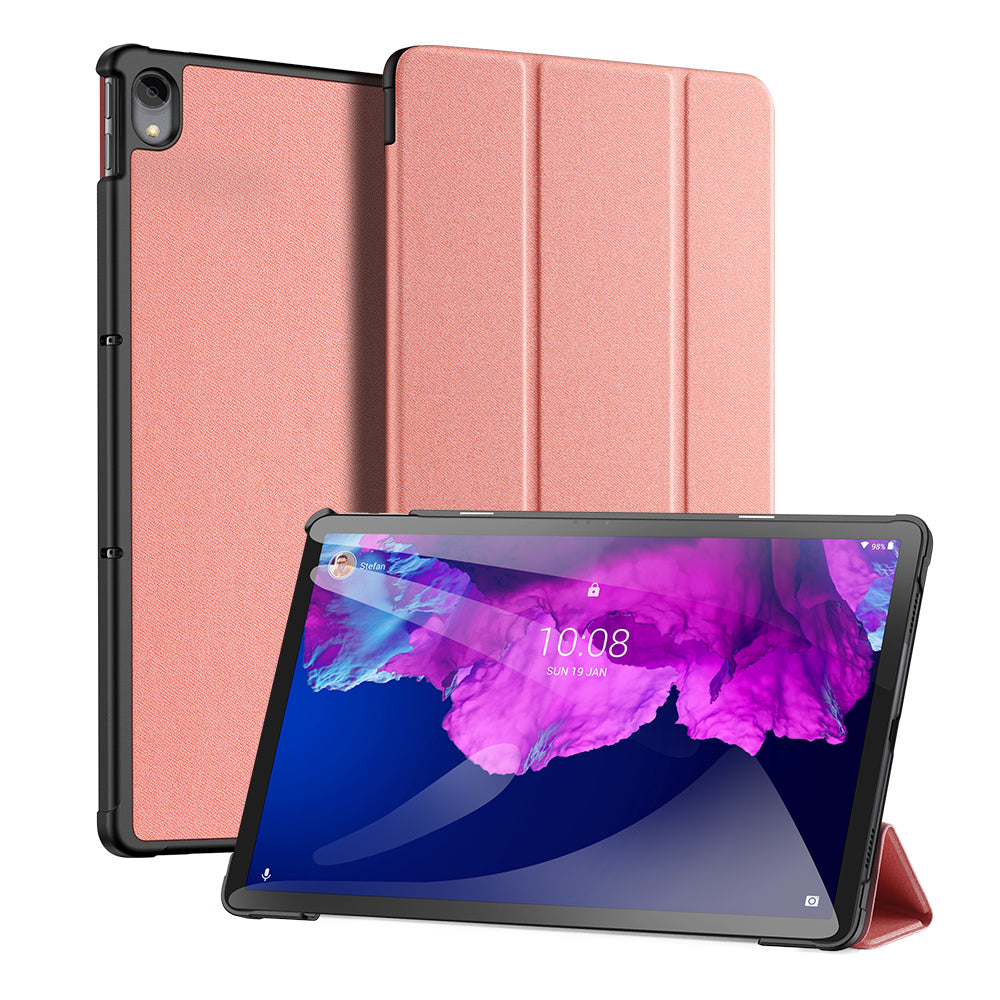 Domo Flip Lenovo Tab P11 (2021) Leather Case Smart Magnetic Tri-fold Stand