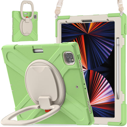 Pirate Box iPad Pro 12.9 (2018) Case Hook Stand Rotating with Hand Holder Shoulder Strap