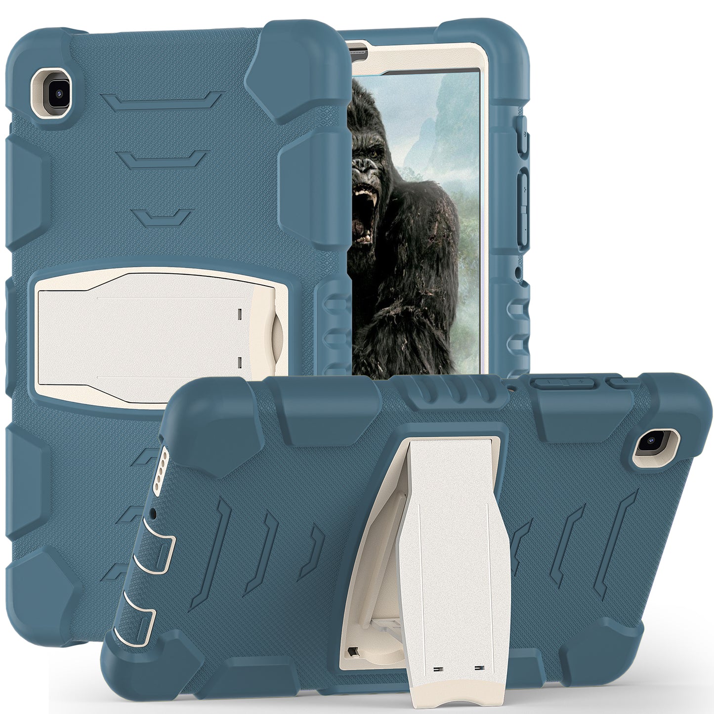 Gorilla King Kong Galaxy Tab A7 Lite Case Full Body Triple Protection Folding Stand