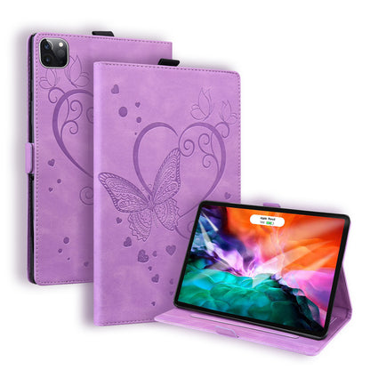 Love Butterfly iPad Pro 11 (2018) Grils Leather Case Embossing Wallet Flip Stand