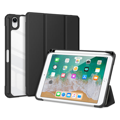 Toby Smart Apple iPad Mini 6 Leather Case Crystal PC Smart Slim Magntic Stand