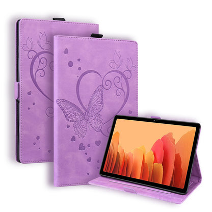 Love Butterfly Kindle Paperwhite (2021) Grils Leather Case Embossing Wallet Flip Stand