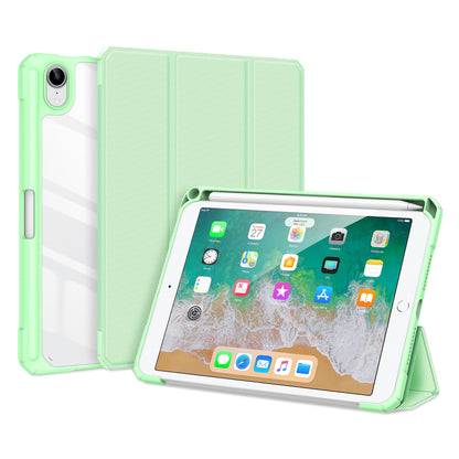 Toby Smart Apple iPad Mini 6 Leather Case Crystal PC Smart Slim Magntic Stand