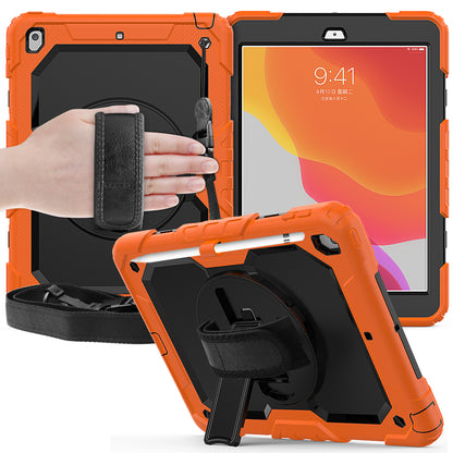 Tough Strap iPad 9 Shockproof Case Multi-functional Built-in Screen Protector