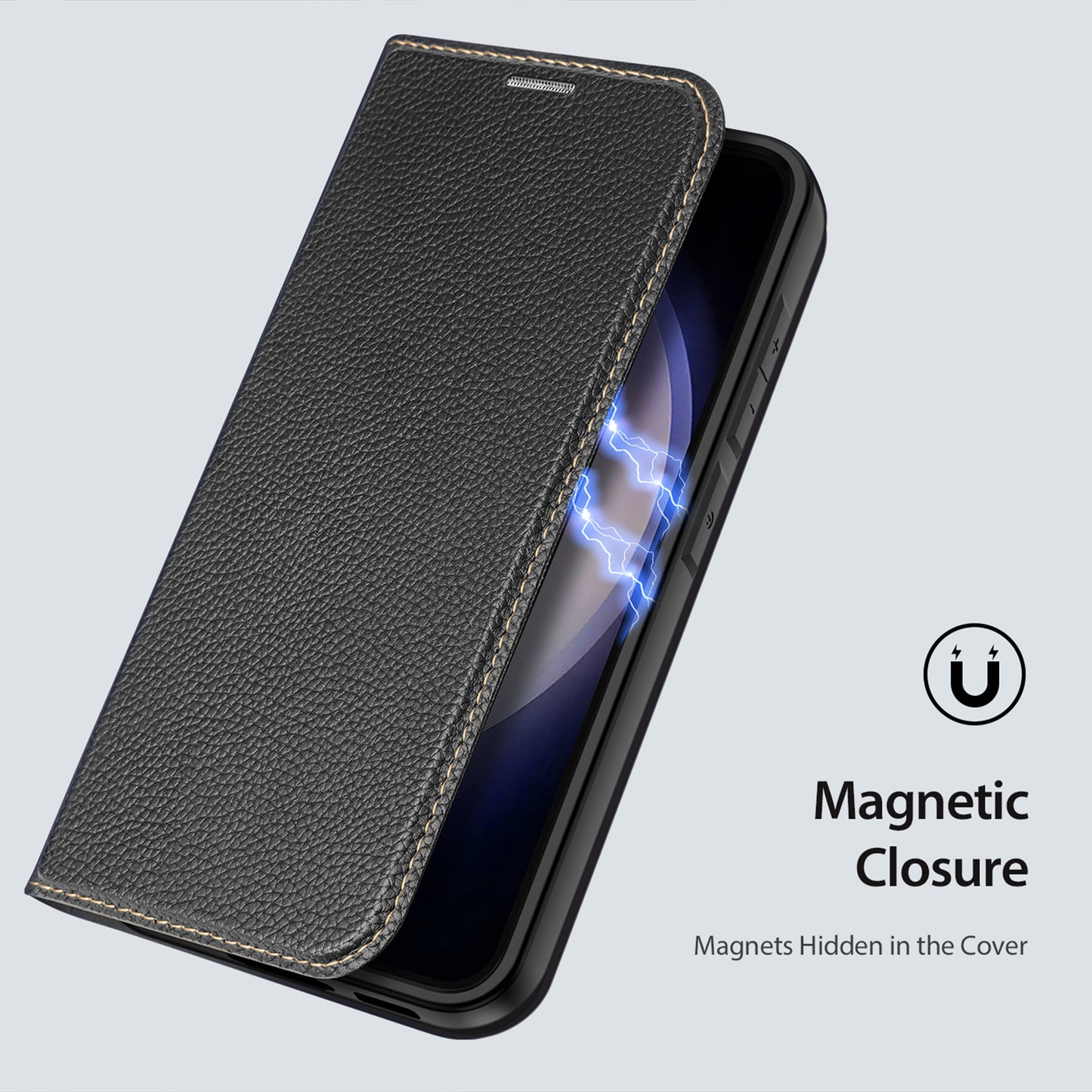 Skin X2 Magnetic Samsung Galaxy S23+ Leather Case Card Pocket Premium