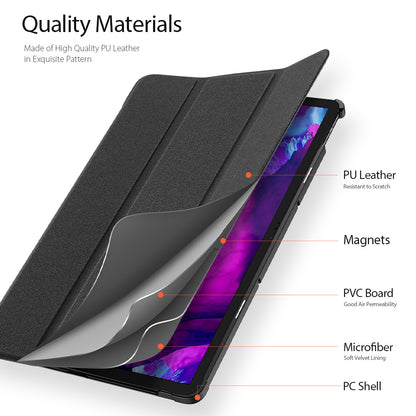 Domo Flip Lenovo Tab P11 (2021) Leather Case Smart Magnetic Tri-fold Stand