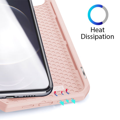 Skin Practical iPhone 12 Pro Leather Case Card Holder Magnetic Stand Honeycomb