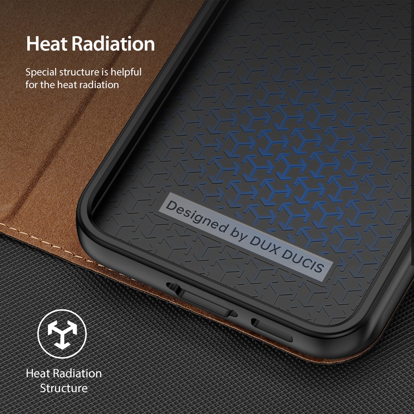 Skin X2 Magnetic Samsung Galaxy S23 Leather Case Card Pocket Premium TPU Heat Radiation