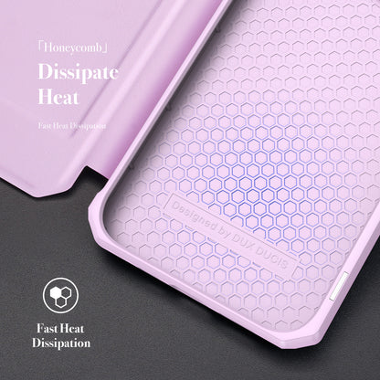 Skin Practical iPhone 13 Leather Case Card Holder Magnetic Stand Honeycomb