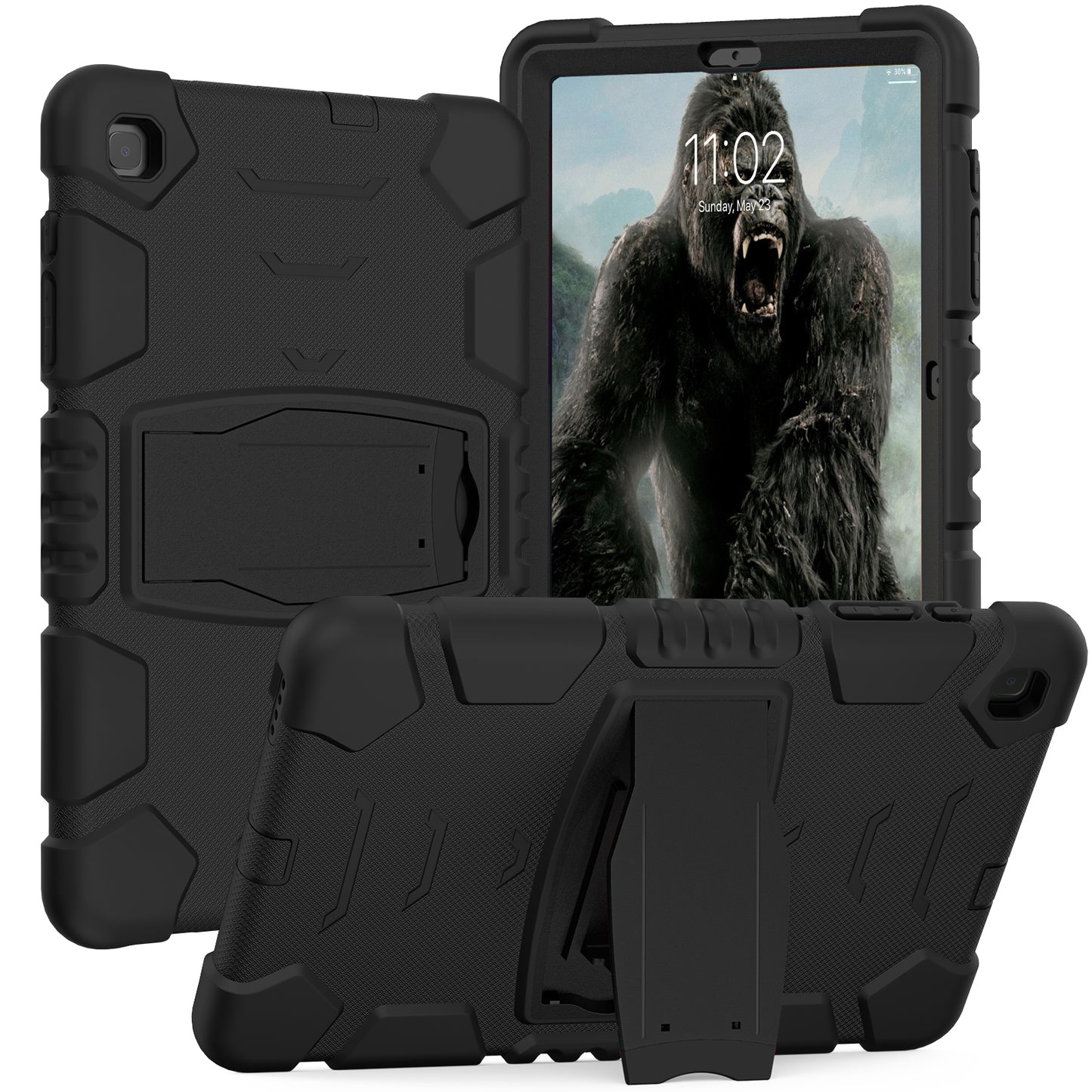 Gorilla King Kong Galaxy Tab S6 Lite Case Full Body Triple Protection Folding Stand