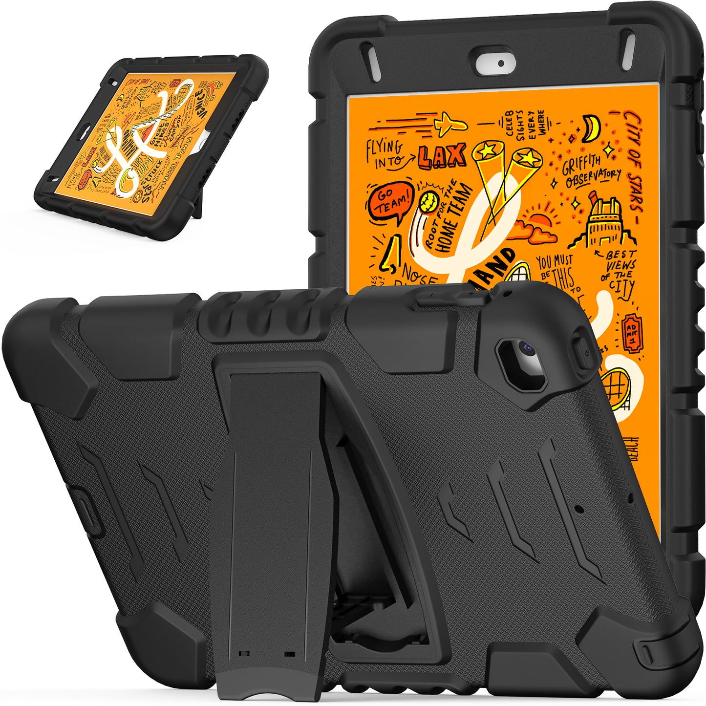 Gorilla King Kong iPad Mini 4 Case Full Body Triple Protection Folding Stand