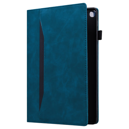 Business Stitching iPad 9 Leather Case Homochromatic Retro Wallet Stand