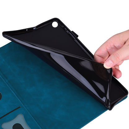 Business Stitching iPad 5 Leather Case Homochromatic Retro Wallet Stand